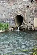 Regenwasserauslauf als Eiprofil