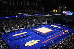 Die Arena während der Turn-Weltmeisterschaften 2009