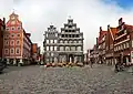 Am Sande, Blick nach Westen auf den Lüneburger (Haupt-)Sitz der Industrie- und Handelskammer Lüneburg-Wolfsburg