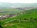 Blick auf Copăceni (im Hintergrund)