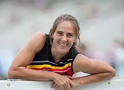Sara Aerts – nach dem Hochsprung nicht mehr&nbsp;angetreten