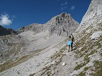 Die Südseite der Lamsenspitze