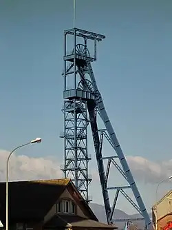Ehemaliger Förderturm des Kalischachtes Theodore 2