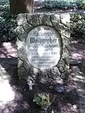 Deutsch-Französischer Garten, Ehrental, Grab von Katharine Weißgerber