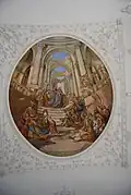 Deckenmalerei in der Kirche