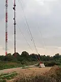 Abspannung der Pardunen