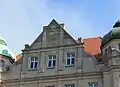 Giebel des 1905 bezogenen Patentamtes Berlin, Gitschiner Straße Ecke Lindenstraße