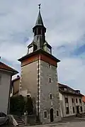 Fronturm im Zentrum des Städtchens