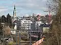 Stadtzentrum von Westen