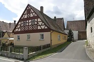 Wohnhaus von 1742 im Ortskern