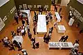 Weinbrenner-Ausstellung im Jahr 2015. Der Plan ist unten links zu sehen.