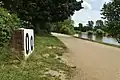 Mainkilometer 0,0 an der Mündung in den Rhein