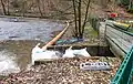 Wasserspeiserohr für das große Wasserrad