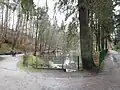 Der obere Teich vor der Umgestaltung