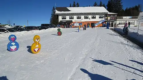 Berghaus Turmkogel mit den Kinderliften