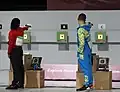 Andrea Ibarra und Dmytro Honta, Bronzemedaille