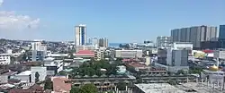 Blick auf Innenstadt von Balikpapan