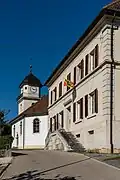 Kirche und Pfarrhaus