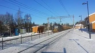 Bahnhof in Langhus