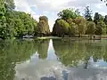 Dreieckiger Teich