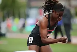 Lynna Irby – ausgeschieden als Sechste des ersten&nbsp;Halbfinals