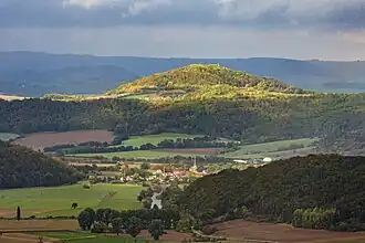 Der Hülfensberg von Süden (Heldrastein)