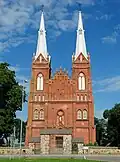 Turmfront der Kirche