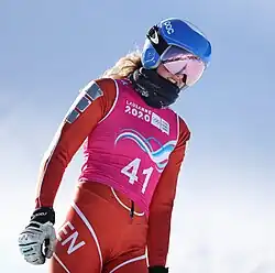 Kristiane Rør Madsen bei den Olympischen Jugend-Winterspielen 2020