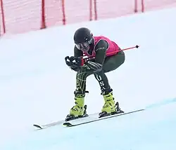 Trent Pennington beim Riesenslalom