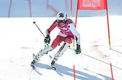 Luc Roduit beim Mixed-Parallelslalom