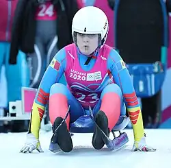 Adriana Adam beim Einsitzer-Wettbewerb
