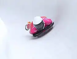 Zuzanna Klocek beim Skeleton-Wettbewerb