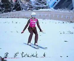 Wiktoria Polanowska beim Einzelwettbewerb