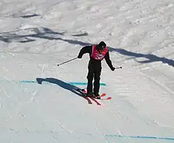 Fantin Ciompi beim Slopestyle-Wettbewerb