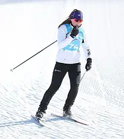 Eevi-Inkeri Tossavainen beim Nordic-Mixed-Team-Wettbewerb
