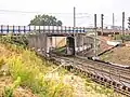 Kreuzung von Stadtbahn und Eisenbahn vor dem Brückenabriss (2020)