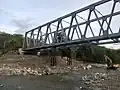 Neue Brücke über den Sáhen in Dauloroc, Manlala (2020)