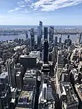 Manhattan West in der Bildmitte hinter der Penn&nbsp;Station