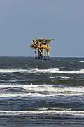 Kleinere Plattform Ameland-Ost 2 westlich der AWG-1