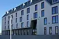 Fertiggestelltes Hotel neben dem Citybeach, März 2021