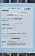 Informationstafel am Saarpolygon