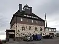 Ansicht der Bergbaude von Nordosten
