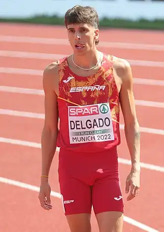 Jesús David Delgado bei den Europameisterschaften 2022 in München
