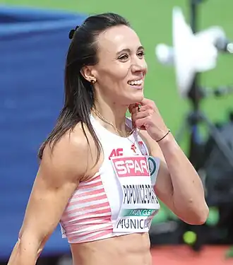 Marika Popowicz-Drapała bei den Europameisterschaften 2022 in München