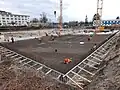 Beginn der Bauarbeiten im Februar 2022
