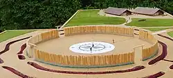 Nordost Ansicht des Woodhenge