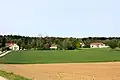 Blick auf die Wagmühle von Berg aus