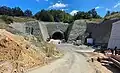 Westportal des Kohlbergtunnels (August 2024)
