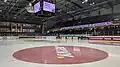 Halle im Rahmen des Eishockey-Länderspiels im April 2025
