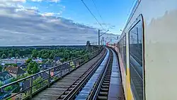 D301/D10301 nach Berlin auf der Rendsburger Hochbrücke
